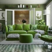 Green Couch Living Room